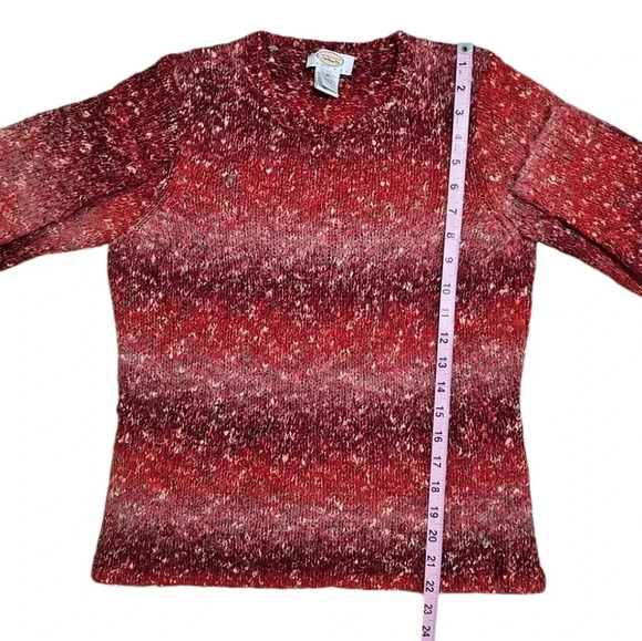 Talbots Petite M Vintage 90s Alpaca Mohair Wool Sweater Fall Cozy Old Money Cozy - Picture 8 of 8
